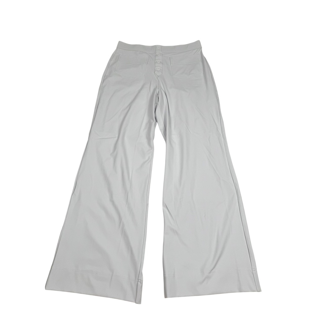 Halara DayStretch High Waisted Pockets Straight Leg Casual Pants White XL NWT